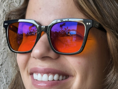 GLEASANNA 99.9% Blue Light Blocking Glasses for Men Women Computer Gaming Glasses Stop Eyestrain