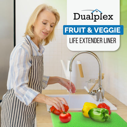 Fruit & Veggie Life Extender Drawer Liner - Refrigerator Organizers and Storage, Fridge Shelf Liners