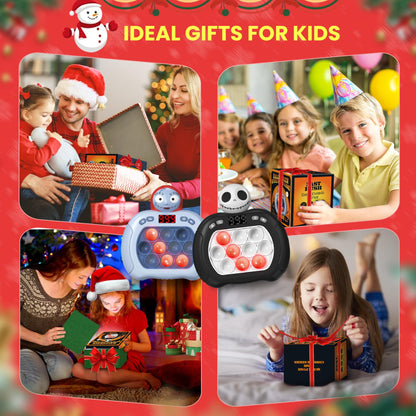 Halloween Pop Game Light Up Fidget Toy,Nightmare Be Christmas Toys for Kids Girls Boys Toddler Adult,Halloween Game Toy,Halloween Party Favors Trick or Treat Gifts