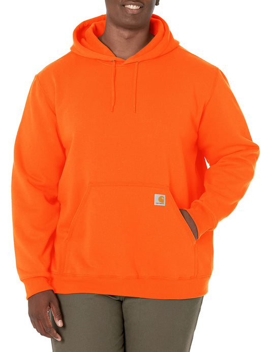 Carhartt Mens Loose Fit Midweight Hoodie, Brite Orange, X-Large US