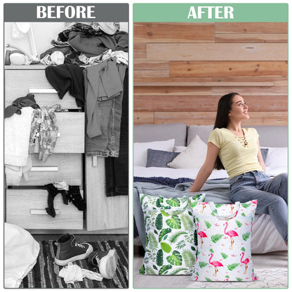 2 Pcs Large Travel Laundry Bag Waterproof with handle Washable Dirty Clothes Bag for Traveling Wet Dry Bag Bathing Suit Workout Bag for Gym Clothes Laundry Wet Clothes Swimming Pool College Dorm