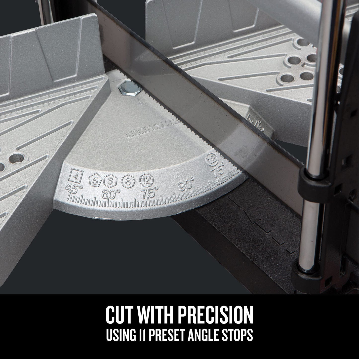 CRAFTSMAN Miter Box, Hand Miter Saw, Adjustable Angle Hand Saw (CMHT20800)