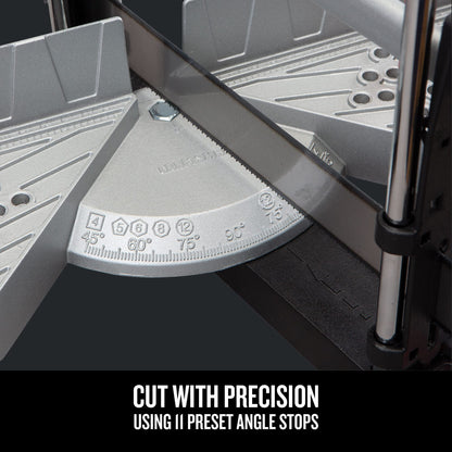 CRAFTSMAN Miter Box, Hand Miter Saw, Adjustable Angle Hand Saw (CMHT20800)