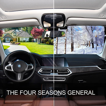 Funny Skull Car Windshield Sunshade - Skeleton Car Shade Skull Sun Shade Black Blocks UV Rays Visor Protector Accordion Folding Sun Reflector Auto Sunshade for Truck SUV to Keep Your Vehicle Cool