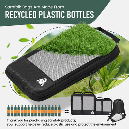 Compression Packing Cubes for Travel, Lightweight 6 Set Bags Cruise Must Haves for Luggage Carry On Suitcase and Clothes Organizer, Durable Vacation Essentials and Accessories Gifts for Women and Men