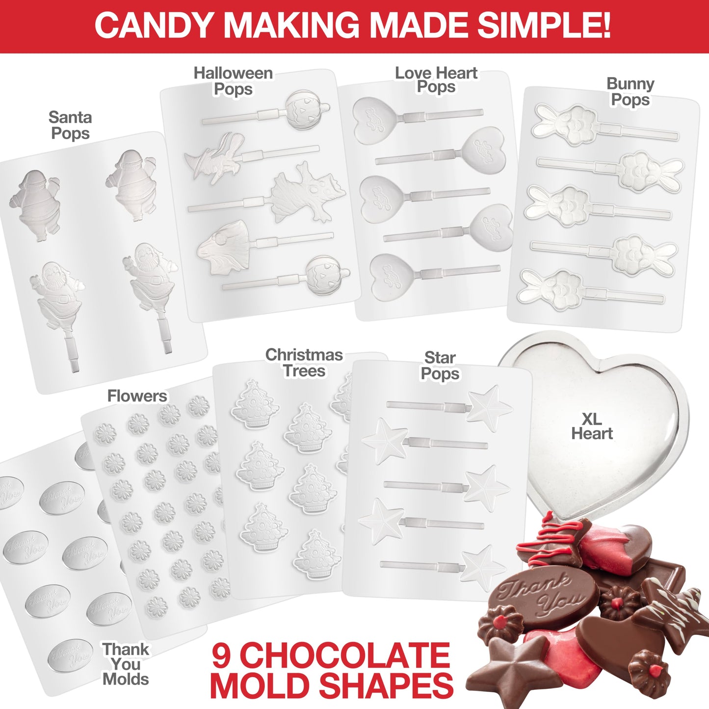 Dual Electric Chocolate Melting Pot Set- Halloween Candy Bar Making or Fondue Fountain Kit w/ 30 Bonus Accessories-Dip, Drizzle & Decorate Strawberries, Marshmallow, Snacks- Party Appetizers Desserts