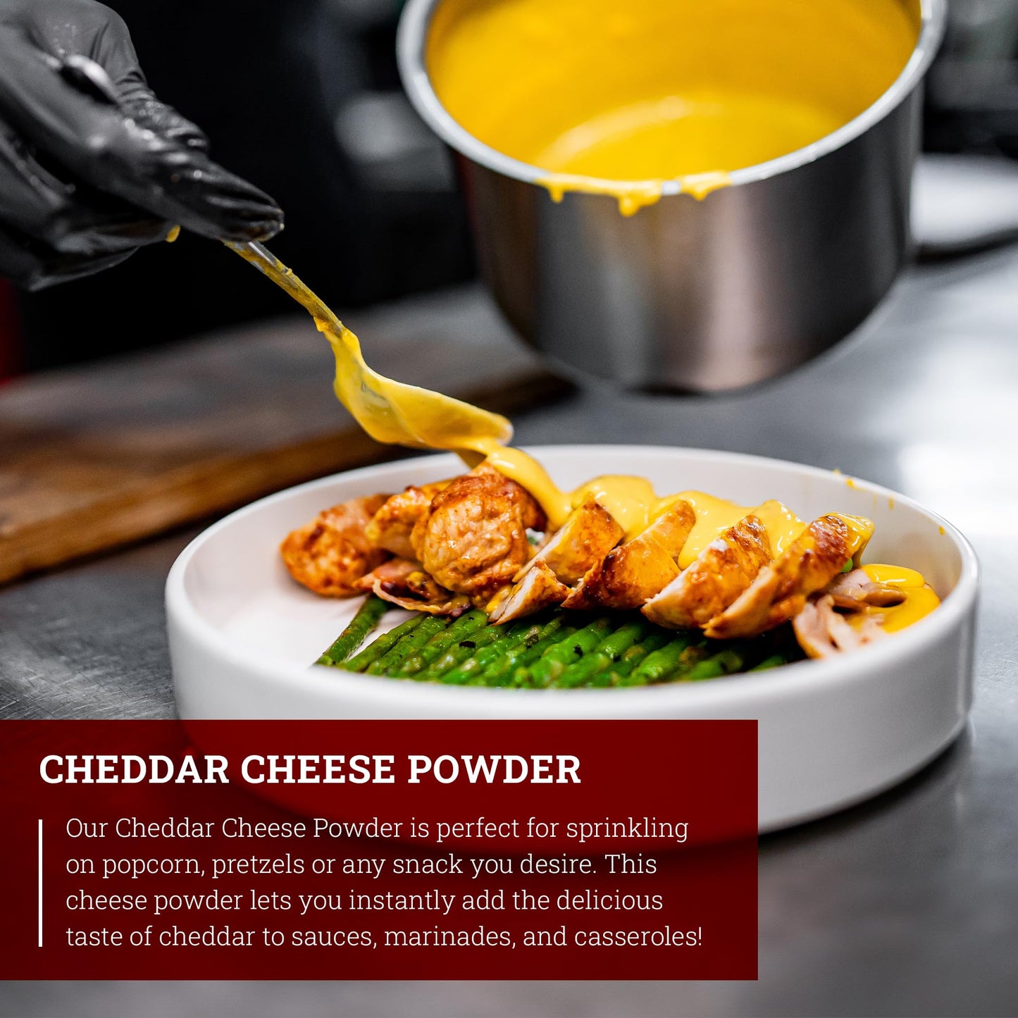 Hoosier Hill Farm Cheddar Cheese Powder, 25LB BULK (Pack of 1)