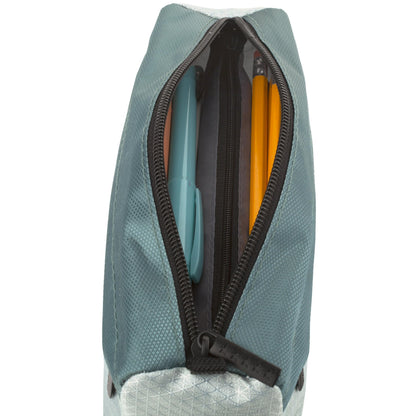 Five Star Pencil Pouch, Pen Case, 9-Pocket Zipper Pouch, Storage Organizer for School Supplies Earbuds Chargers Cables Makeup, Green/Juniper (500214F-ECM)