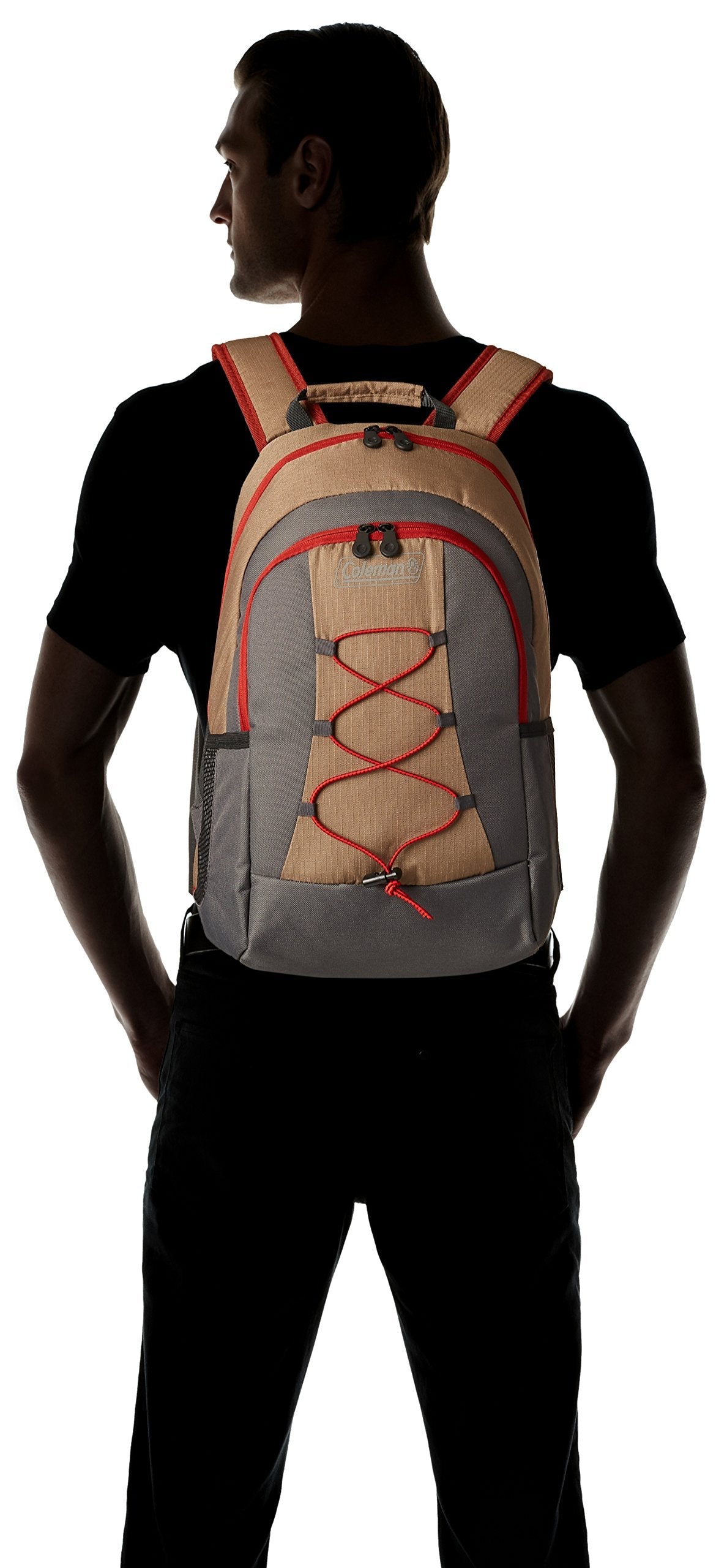 Coleman Chiller Series Insulated Portable Soft Cooler Backpack, Leak-Proof 28 Can Capacity Backpack Cooler with Adjustable Straps and Ice Retention