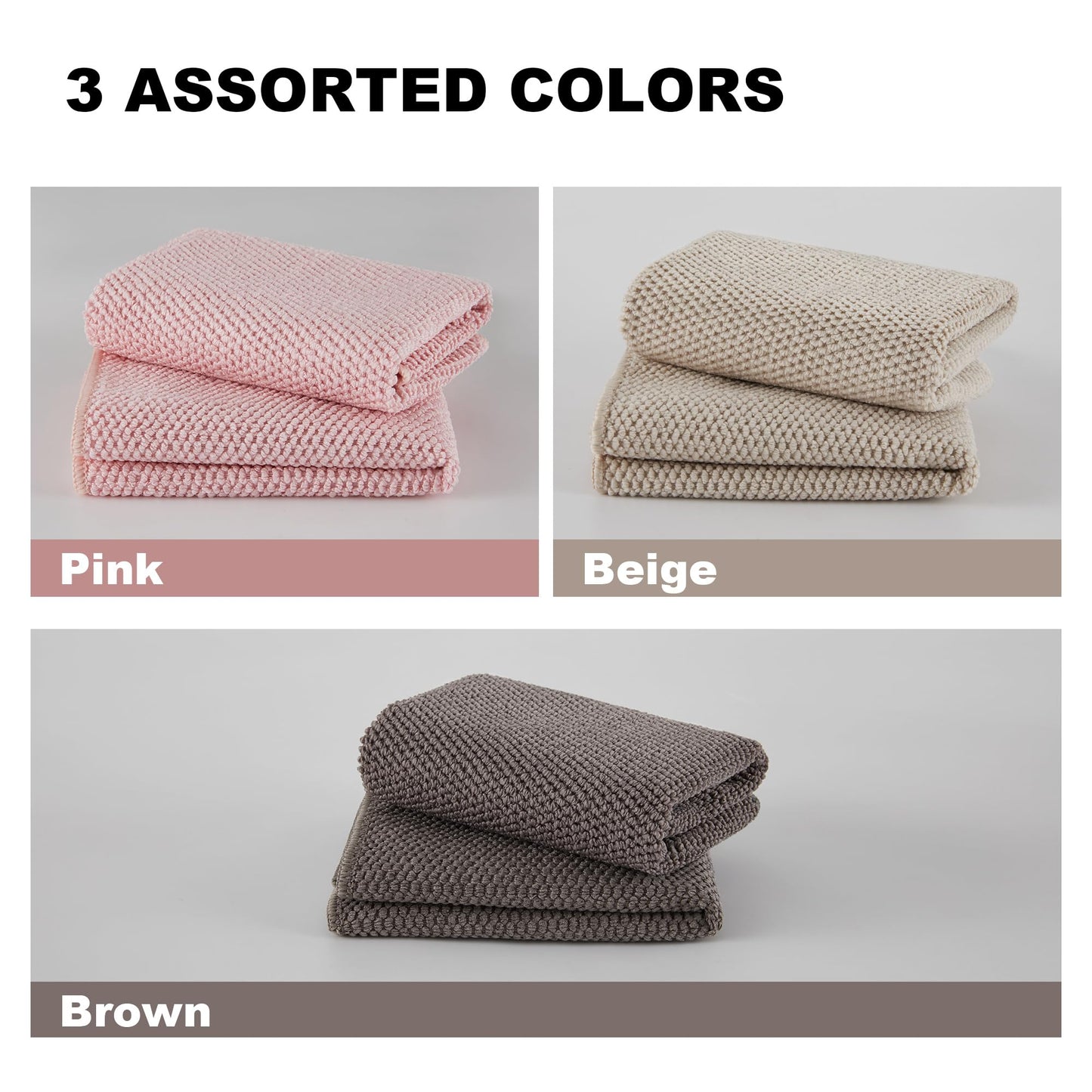 JOYMOOP Microfiber Cleaning Cloth, Soft Absorbent Cloth, Multi-Purpose Cleaning Cloth, Highly Absorbent Cleaning Rags, Lint-Free, Streak-Free Cleaning Cloths for Kitchen Home Office, 5Pcs