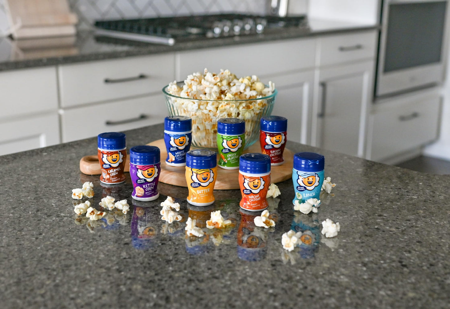 Kernel Season's Popcorn Seasoning Mini Jars Variety Pack, 0.9 Ounce (Pack of 8)