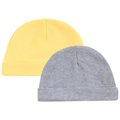 Hudson Baby Infant Boy Cotton Cap and Scratch Mitten Set, Sports Fan, 0-6 Months