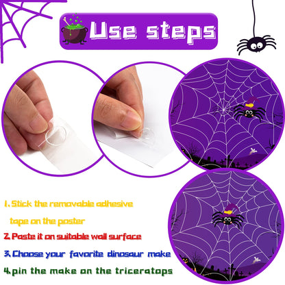 Halloween Pin The Tail Game Pin The Spider On The Web Game Halloween Party Games for kid Halloween Pin The Tail Halloween kid Party Outdoor Halloween Games for kid Halloween Party Activities,N/C-11