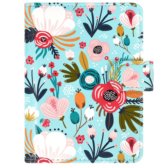 ACdream Unisex Faux Leather Passport and Vaccine Card Holder, RFID Blocking, Z-Flower, 20 x 3.5 x 2.5 in