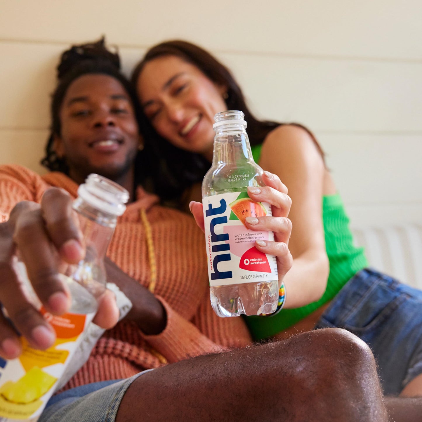 Hint Fruit-Infused Bottled Water, Strawberry Kiwi - Sugar Free Flavored Water with Zero Calories, Naturally Flavored, and No Artificial Sweeteners - 16 Fl Oz (Pack of 12)