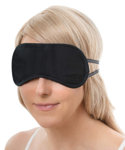 daydream Sleeping Mask for Men and Women with Free Cooling Pad (= Cooling Mask) – Test Winner – Sleeping Goggles – Eye Mask Black (B-1002K)