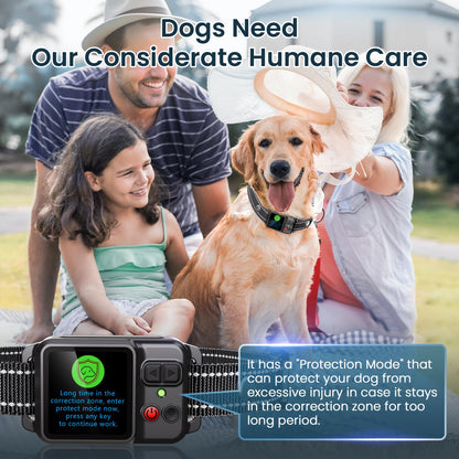 GPS Wireless Dog Fence System - Dog Collar, Electric Circular Fence for Dogs | Safe Zone Radius up to 6561 ft | GPS Positioning, Protection Mode, 100% Waterproof | Outdoor Use Only