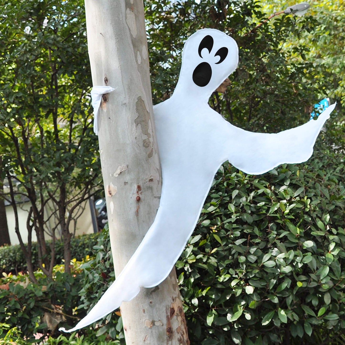 JOYIN Halloween Tree Wrap Ghost Decoration Outdoor, Cute Ghost Design Decorations for Halloween Lawn, Tree, Party Supplies