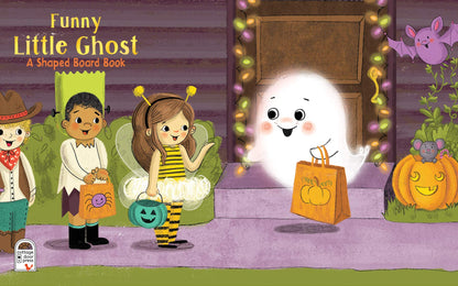 Funny Little Ghost - Halloween Ghost-Shaped Board Book