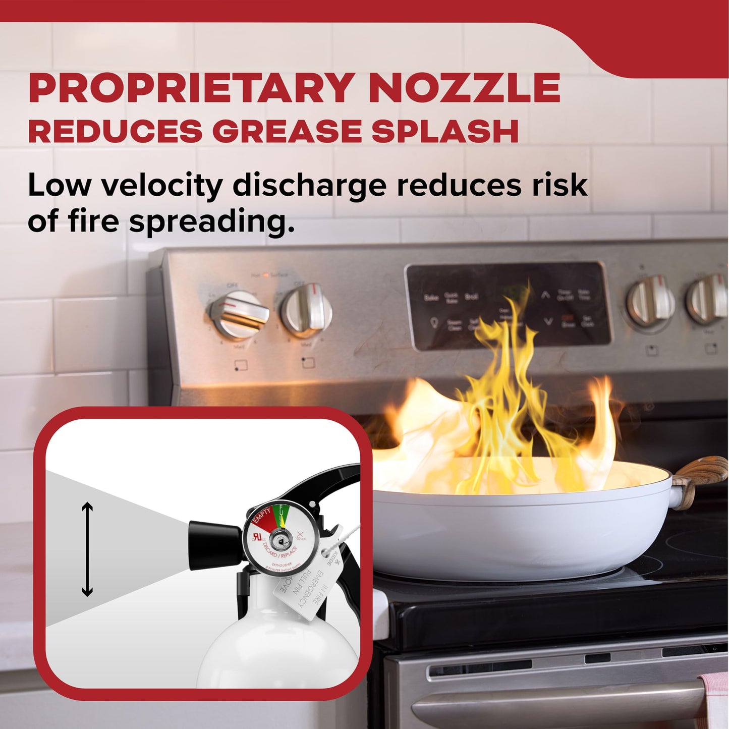 Kidde Fire Extinguisher for Kitchen, Residential, Single-Use, 711A