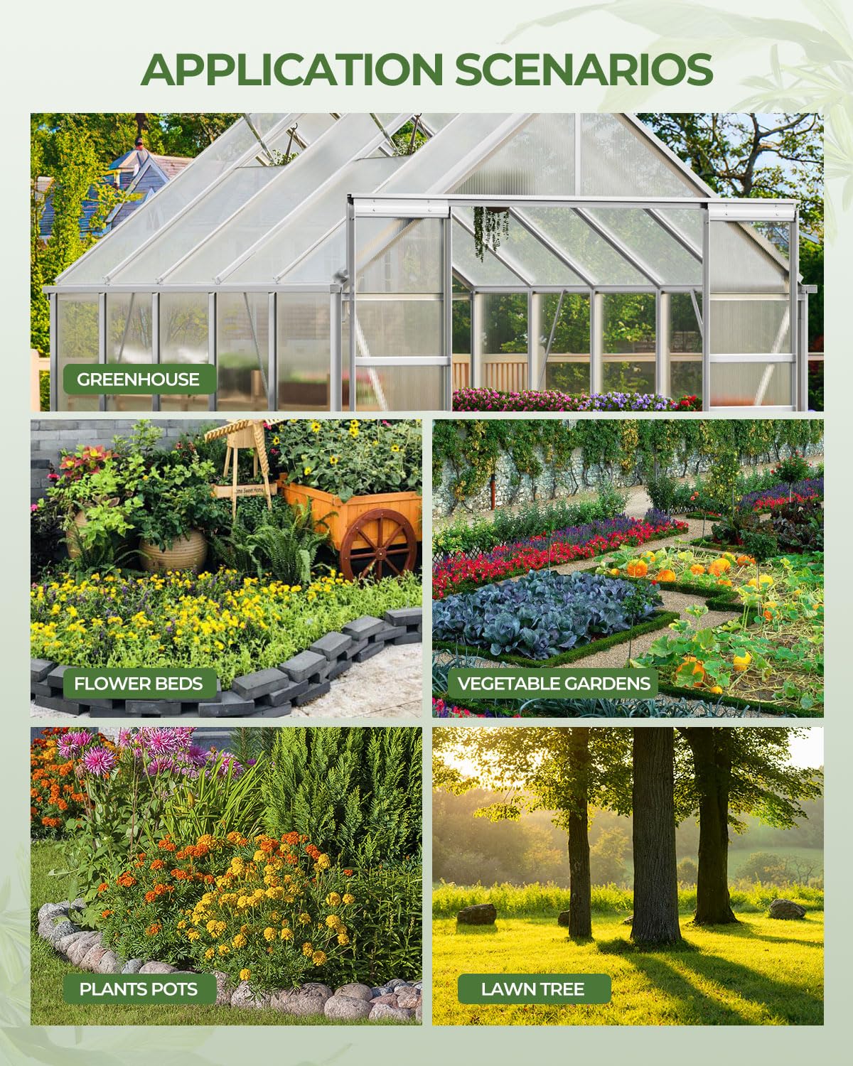 Drip Irrigation System for Watering Garden: 65FT Hydroponic Misting Device Kit with Tubing Hose for Potted Plants Outdoor Indoor Greenhouse Patio Raised Growing Flower Bed Lawn Tree