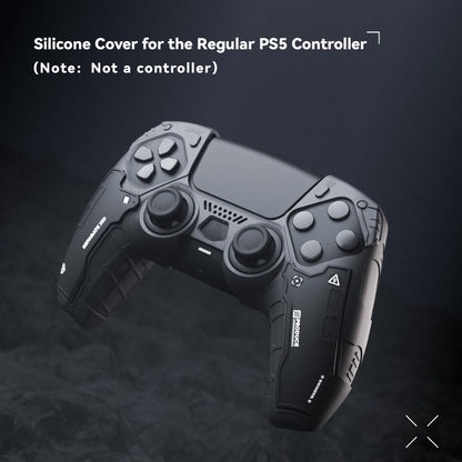GeekShare G.S.TAC Tactical PS5 Controller Skin Set, Anti-Slip Silicone Protective Cover Skin Case for PS5 Wireless Controller with 2 Thumb Grip Caps and 2 Stickers - for Black Myth: Wukong