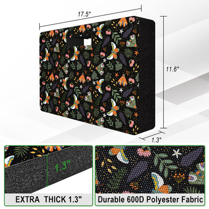 FREEKYROCK Extra Thick Kneeling Pad — Heavy Duty, Extra Large Foam Kneeler Mat for Gardening, Water & Dirt Resistant, Lightweight, Butterfly