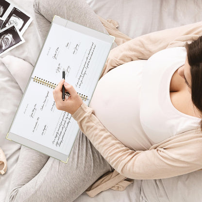 Keepsake Baby Memory Book for Boys and Girls – Timeless First 5 Year Baby Book – Neutral Journal Scrapbook or Photo Album - Record a Milestone for Every Event from Birth to Age 5