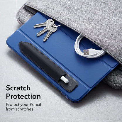 ESR Pencil Case Holder Compatible with The Pencil (Pro and 1st and 2nd Gen), Elastic Pocket for Stylus Pen [Pencil Protected and Safe] Pouch Adhesive Sleeve Attached to Case for Pencil, Black