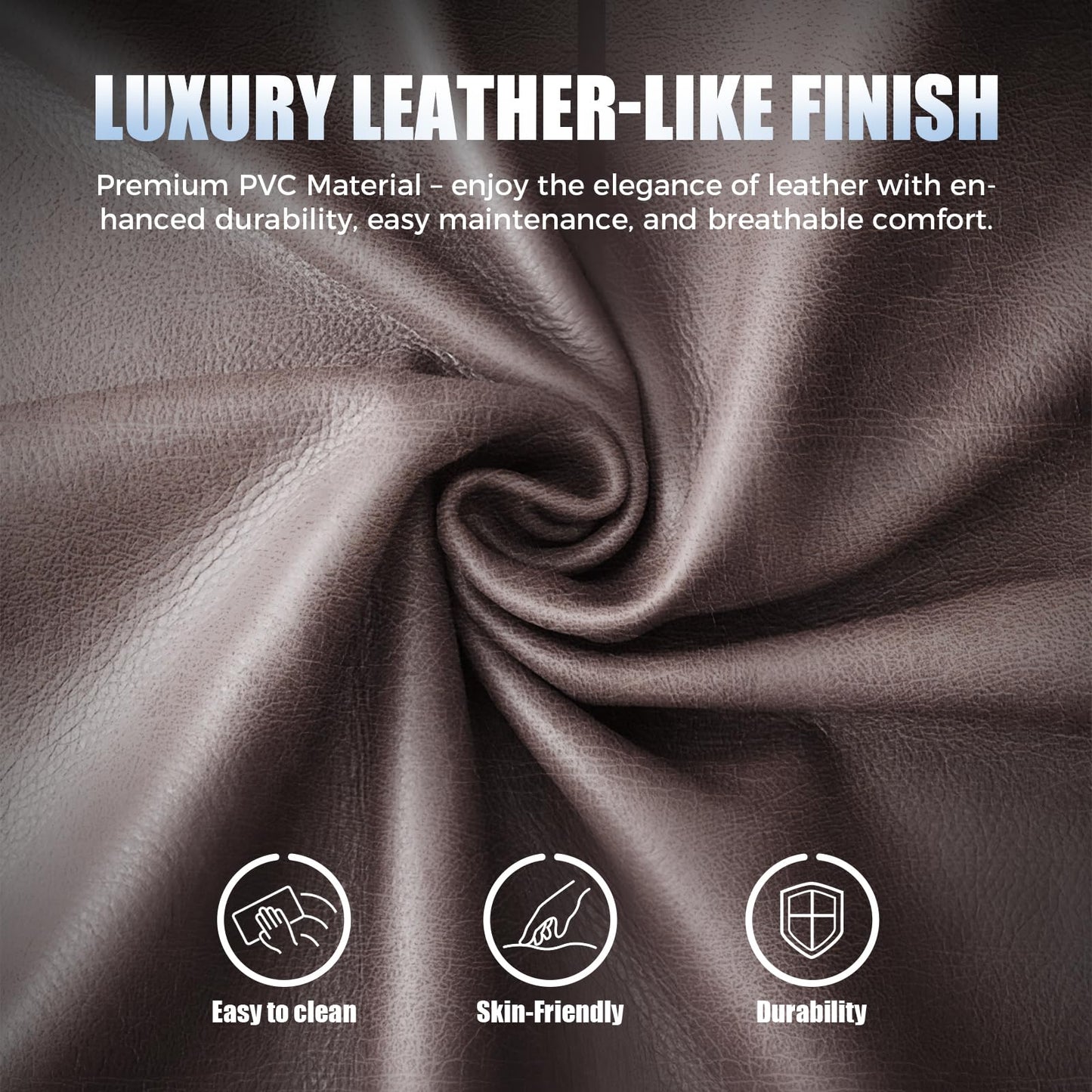 GTRACING Gaming Chair with Footrest, Racing Style Computer Chair for Adult, Adjustable Reclining Backrest and Lumbar Support, Stylish High Back Chair for Gaming and Office (Brown)