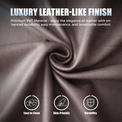 GTRACING Gaming Chair with Footrest, Racing Style Computer Chair for Adult, Adjustable Reclining Backrest and Lumbar Support, Stylish High Back Chair for Gaming and Office (Brown)