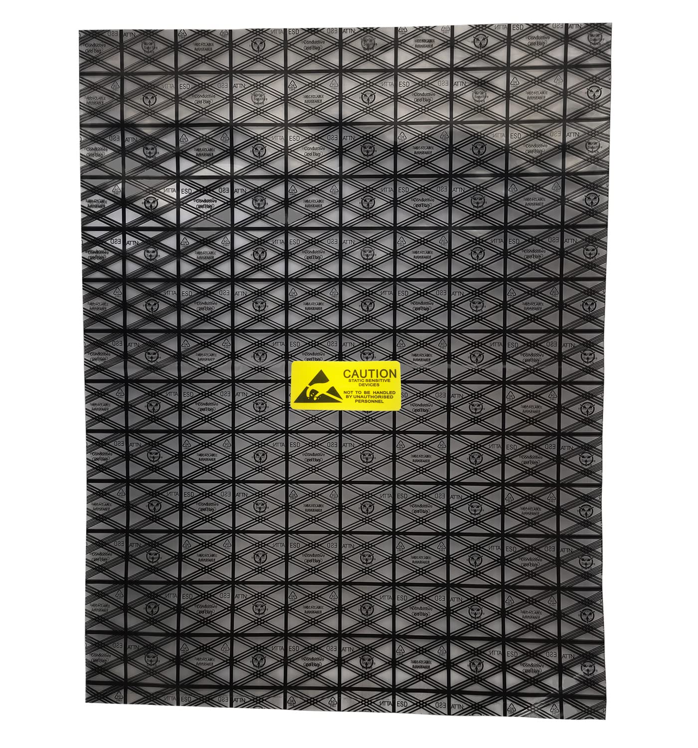 Daarcin Open Top Antistatic Bag,10pcs 12X16in/30x40cm Large ESD Anti Static Bags for Motherboard Video Card LCD Screen with Anti-Static Labels