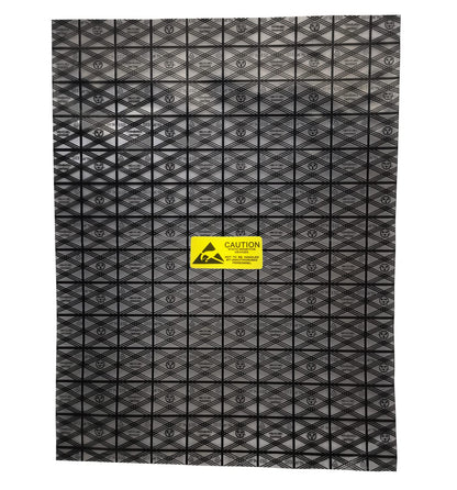 Daarcin Open Top Antistatic Bag,10pcs 12X16in/30x40cm Large ESD Anti Static Bags for Motherboard Video Card LCD Screen with Anti-Static Labels