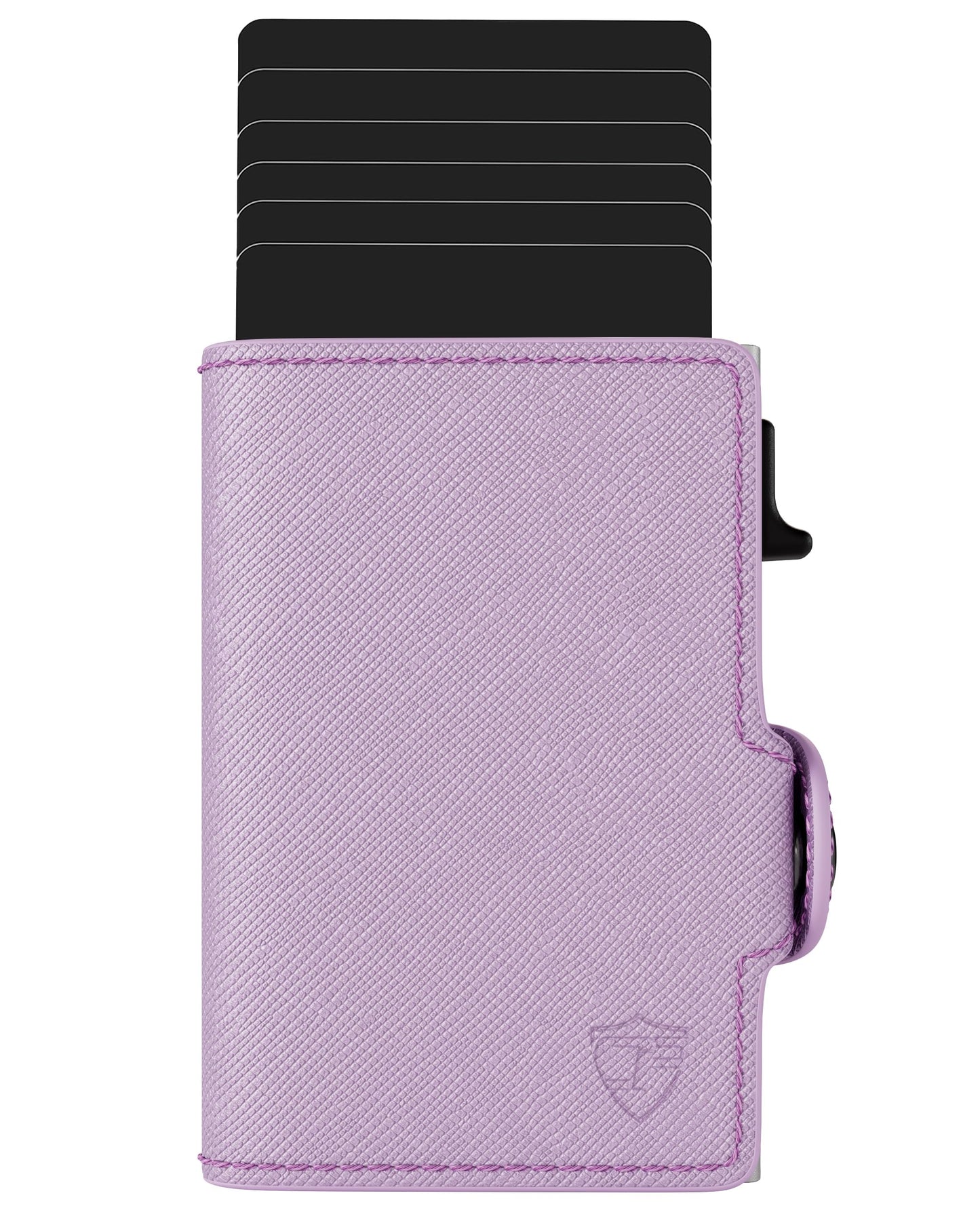 Conceal Plus Small RFID Wallet Women, Slim Compact Travel RFID Blocking Credit Card Holder Womens Wallet, Smart Pop Up RFID Minimalist Card Case, Capacity 6-10 Cards Plus Cash & ID