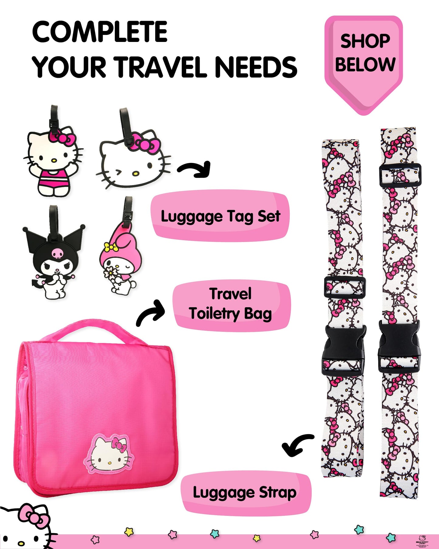 Hello Kitty Passport Holder for Travel Official License, Cute Passport Cover, Sanrio Gifts