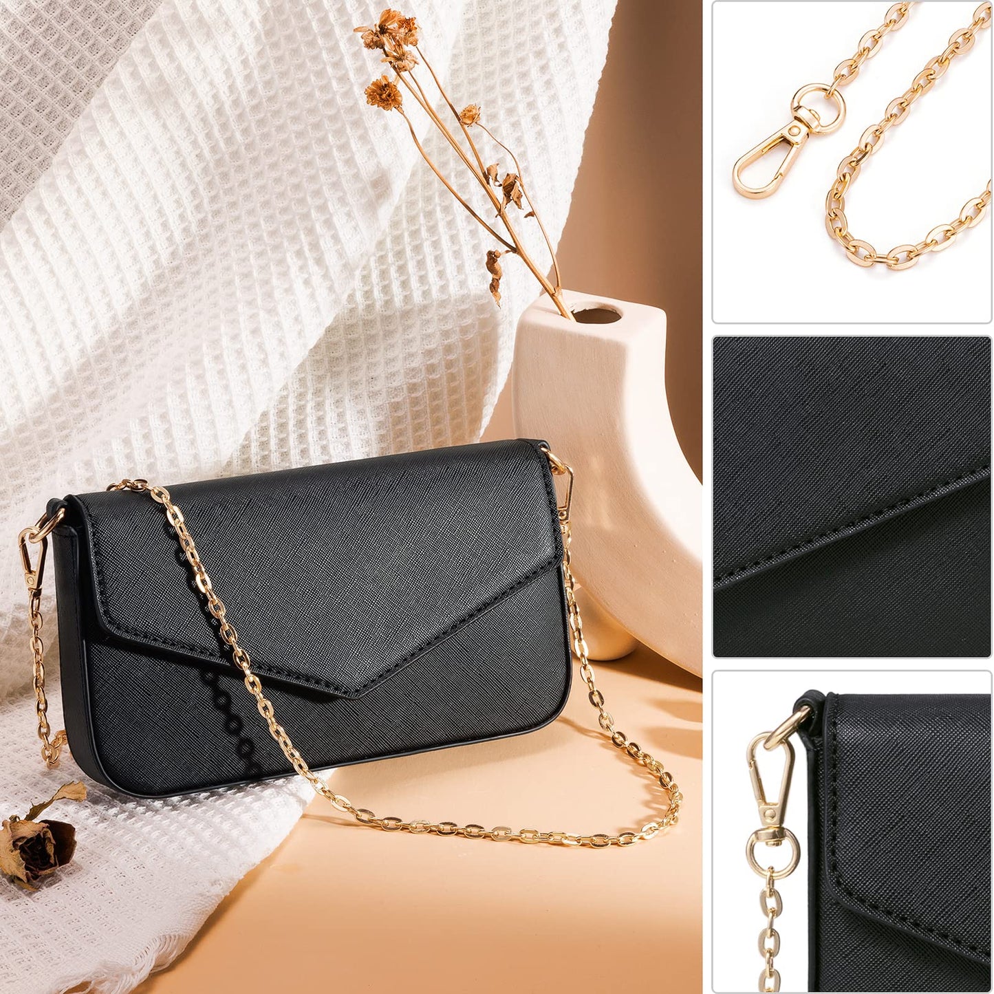 4PCS Women Fashion Handbags Purses Wallet Shoulder Bags Casual Tote Bag Crossbody Bags, Handbag Set Gift for Ladies Girls, Satchel Purse Set for Women