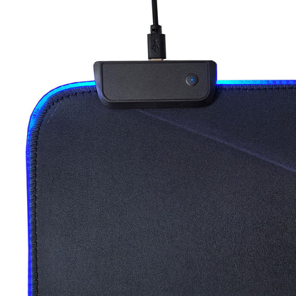 Computer Desk Big Mouse Pad Large RGB Gaming Mouse Pad 7 Colors with Smoke Texture Design