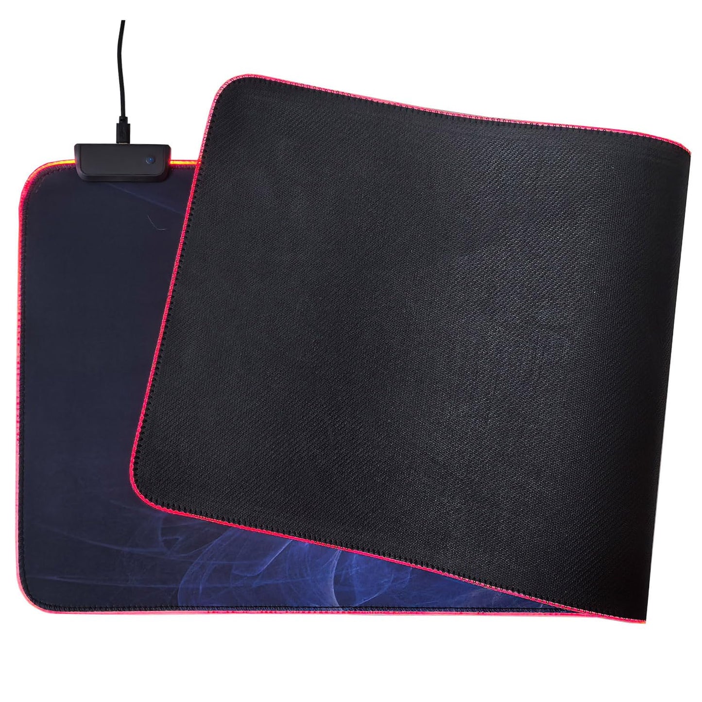 Computer Desk Big Mouse Pad Large RGB Gaming Mouse Pad 7 Colors with Smoke Texture Design