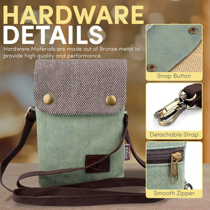 katloo Small Crossbody Cellphone Purse Bag With Shoulder Strap, Travel Pouch Women Passport Phone Holder Wristlet Wallet