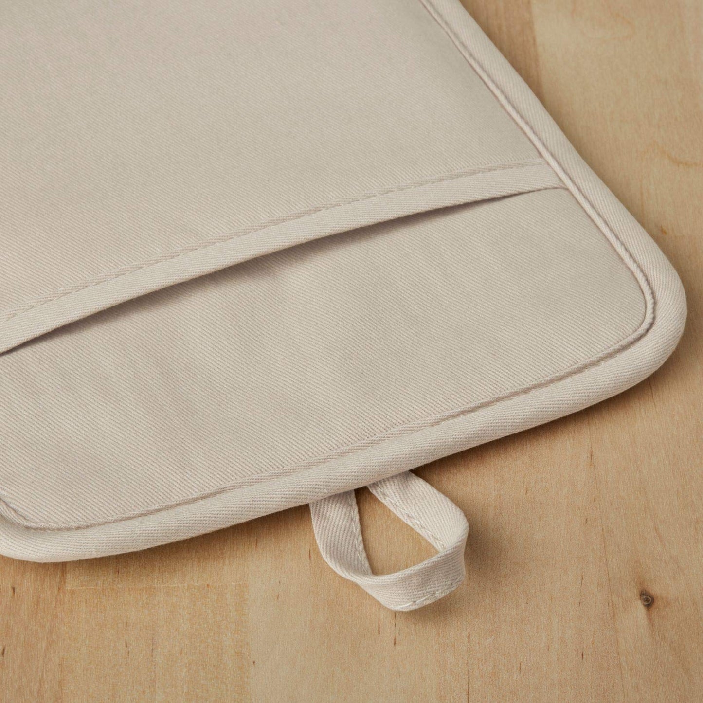 KitchenAid Ribbed Soft Silicone Pot Holder 2-Pack Set, Milkshake Tan, 7"x9"