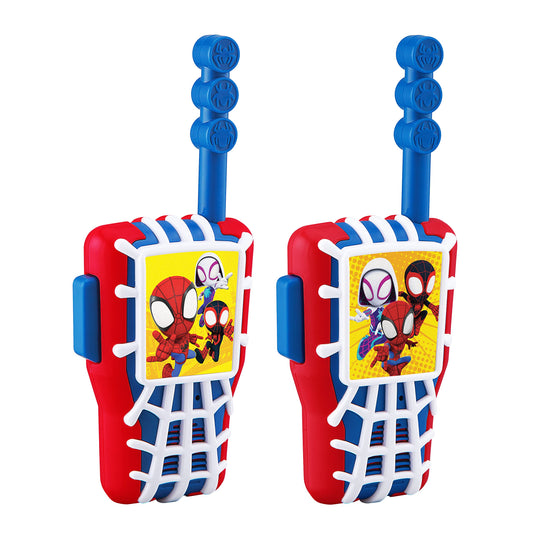 eKids Spidey and His Amazing Friends Toy Walkie Talkies for Kids, Outdoor Toys for Kids and Fans of Spidey Toys for Boys