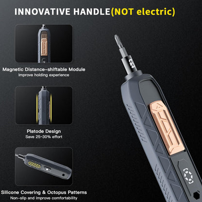 Faireach MANUAL 180 in 1 Screwdriver Set, Precision Screwdriver Set with Pick-up Screwdriver Bits, Quintic-Fold and Case Design, Magnetic Repair Tool Kit for iPhone MacBook Computer Laptop