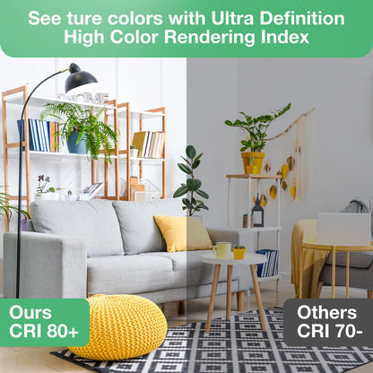 DEGNJU LED Light Bulbs, 100 Watt Equivalent LED Bulbs A19, 5000K Daylight, E26 Standard Base, 1500 Lumens, Non-Dimmable, 13W Bright White E26 Bulbs for Bedroom Home Office, 24 Pack