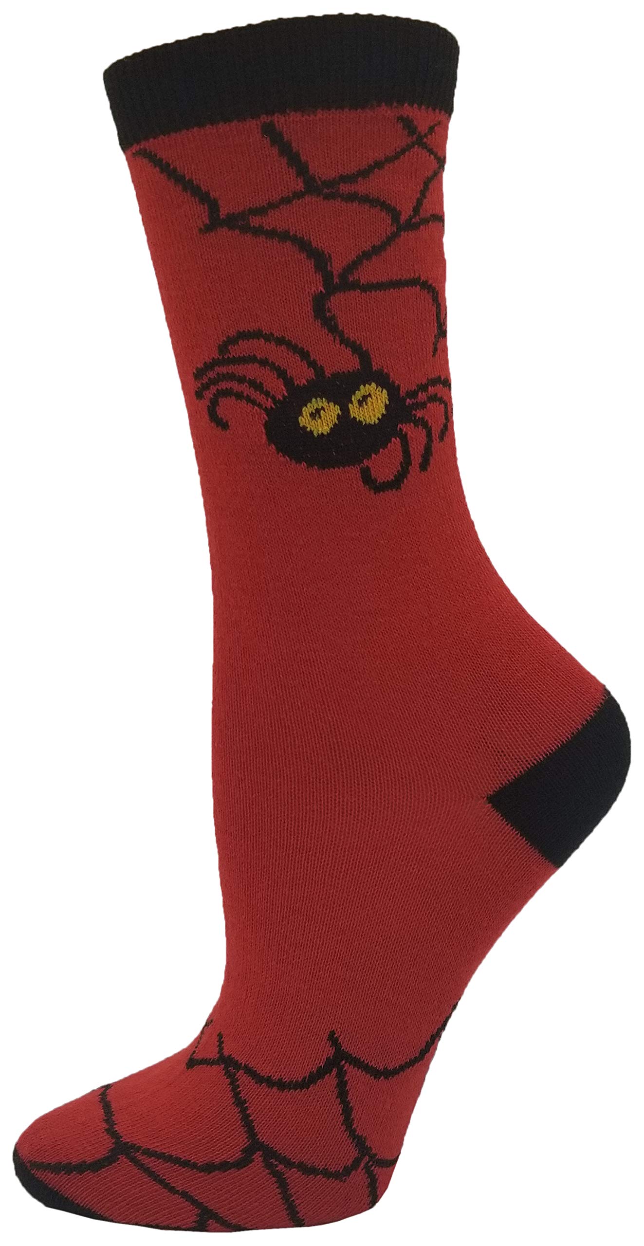 Halloween Socks for Women Girls, 12 Pairs Bats Pumpkins Ghosts Print, Colorful Pattern Novelty Cute