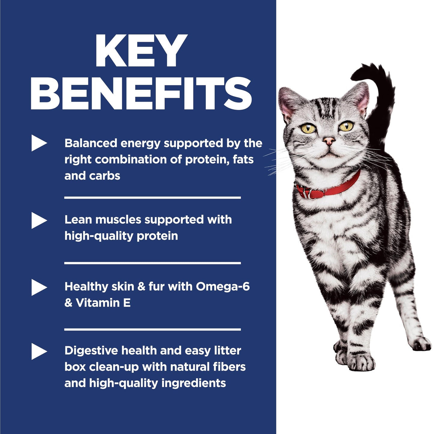 Hill's Science Diet Indoor, Adult 1-6, Easy Litter Box Cleanup, Dry Cat Food, Chicken Recipe, 3.5 lb Bag