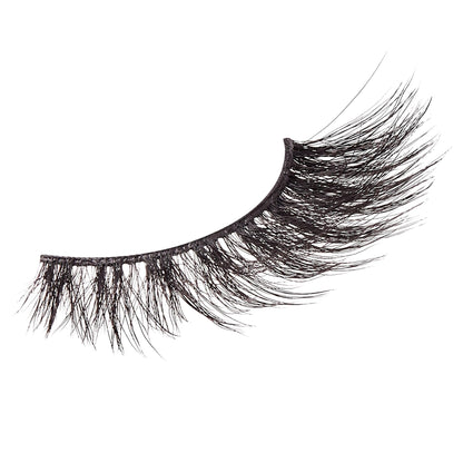 KISS Lash Couture Triple Push-Up False Eyelashes, 'Bombshell', 14 mm, Includes 4 Pairs Of Lashes, Contact Lens Friendly, Easy to Apply, Reusable Strip Lashes