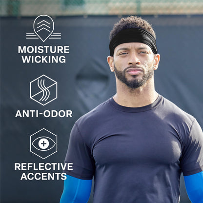 COLD FACTOR Instant Cooling Headband 3 Pack | Advanced Evaporative Comfort for Sports & Outdoor | UPF 50+ Protection | Long-Lasting Coolness | Ideal for Fitness, Hiking, Yoga, & Running (Neutral Pack)