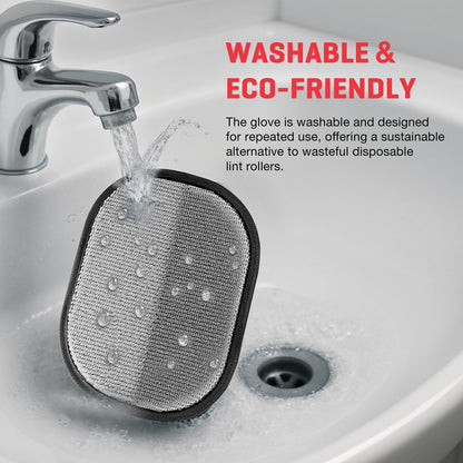 Jioroos Pet Hair Remover Gloves for Cats & Dogs, Electrostatic Pet Hair Removal Gloves Brush for Pets Hair, Upgraded Animal Fur Removal Tool, Reusable Cats & Dogs Grooming Gloves for Hair Removal (1)