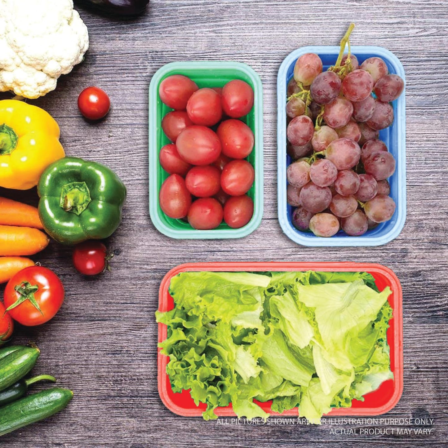 Deke Home - Collapsible Silicone Food Storage Containers with Lids, Set of 4, BPA-Free, Airtight, Space-Saving Meal Prep & Lunch Box, Microwavable, Freezer & Dishwasher Safe, Camping & Travel