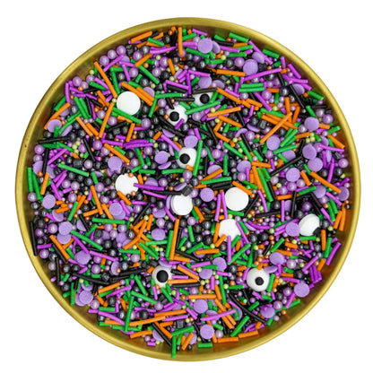 Halloween Mixed Sprinkles for Decorating Edible Candy Monster Theme Halloween Sprinkles for Cake Decorations, Baking, Ice Cream, Cookies, Cupcake Topper 3OZ